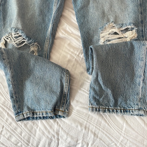 Dynamite Claudia Distressed Straight Jean - Picture 4 of 6